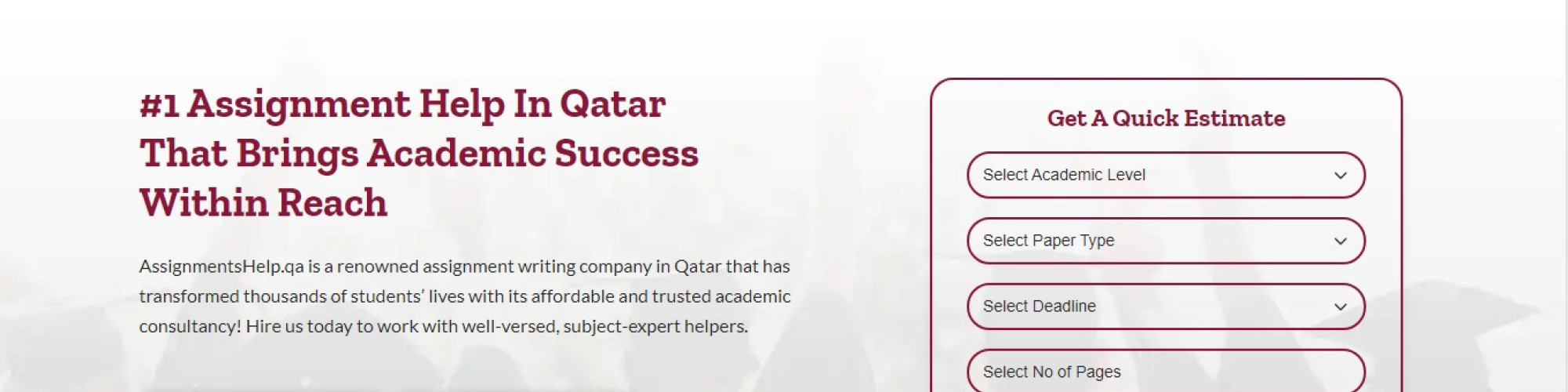 Assignments Help Qatar